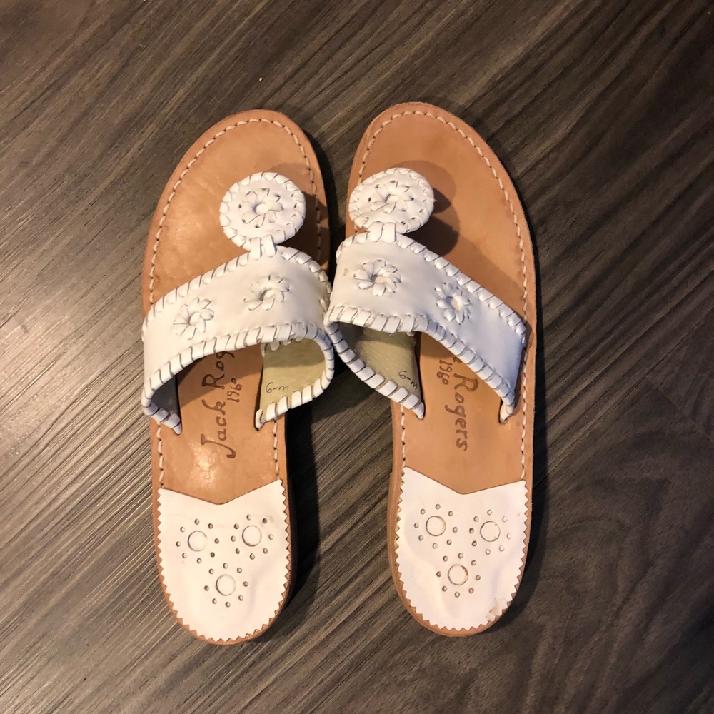 Jack Rogers Palm Beach Navajo Sandal - white